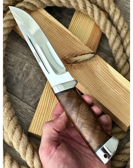 Бекас (рукоять орех,тыльник и гарда алюминий), изображение 4