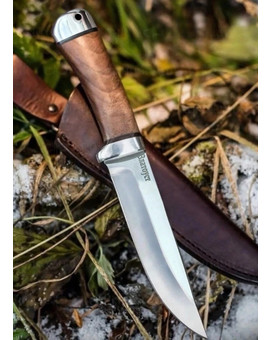 Лиса (рукоять орех,тыльник и гарда алюминий), изображение 1
