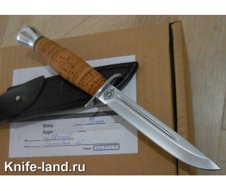 Финка-2 (рукоять береста), изображение 9