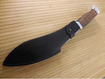 Кукри Джунгли (рукоять орех,тыльник и гарда алюминий), изображение 5