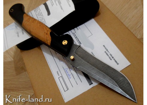 Актай Дамаск (накладки граб вставки карельская берёза), изображение 4